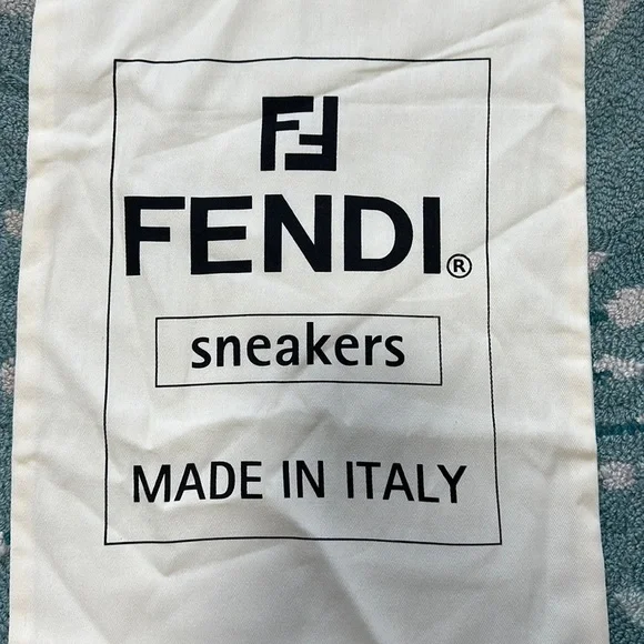 11.5x17.75” Fendi Sneakers Dust Bag - Picture 2 of 4